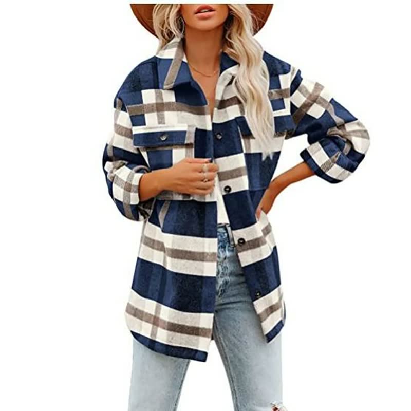 ComfyFlannel | Bequeme und einzigartige Bluse für Frauen - Fiadora