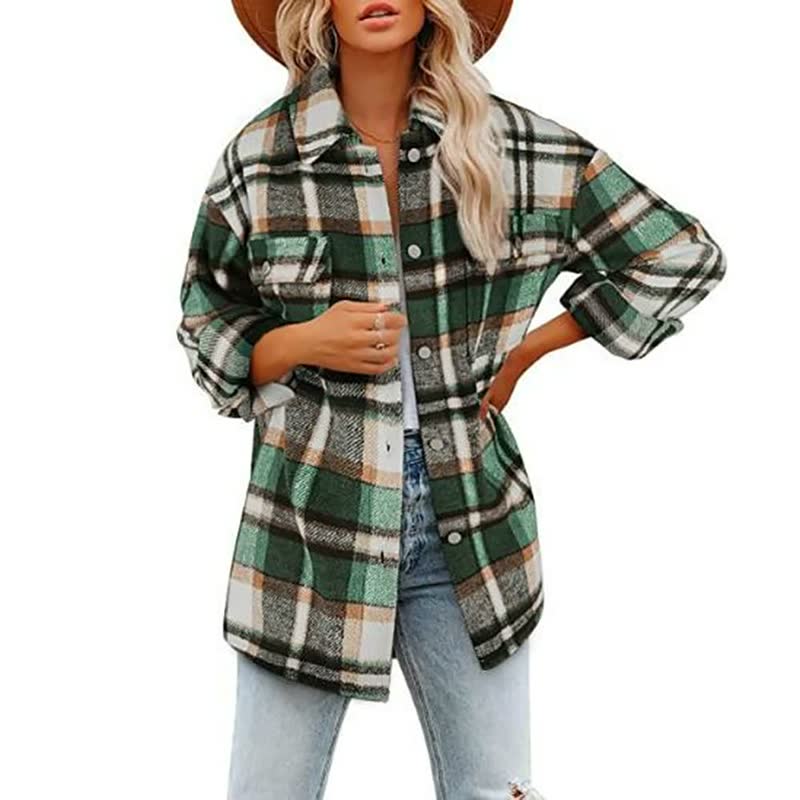 ComfyFlannel | Bequeme und einzigartige Bluse für Frauen - Fiadora