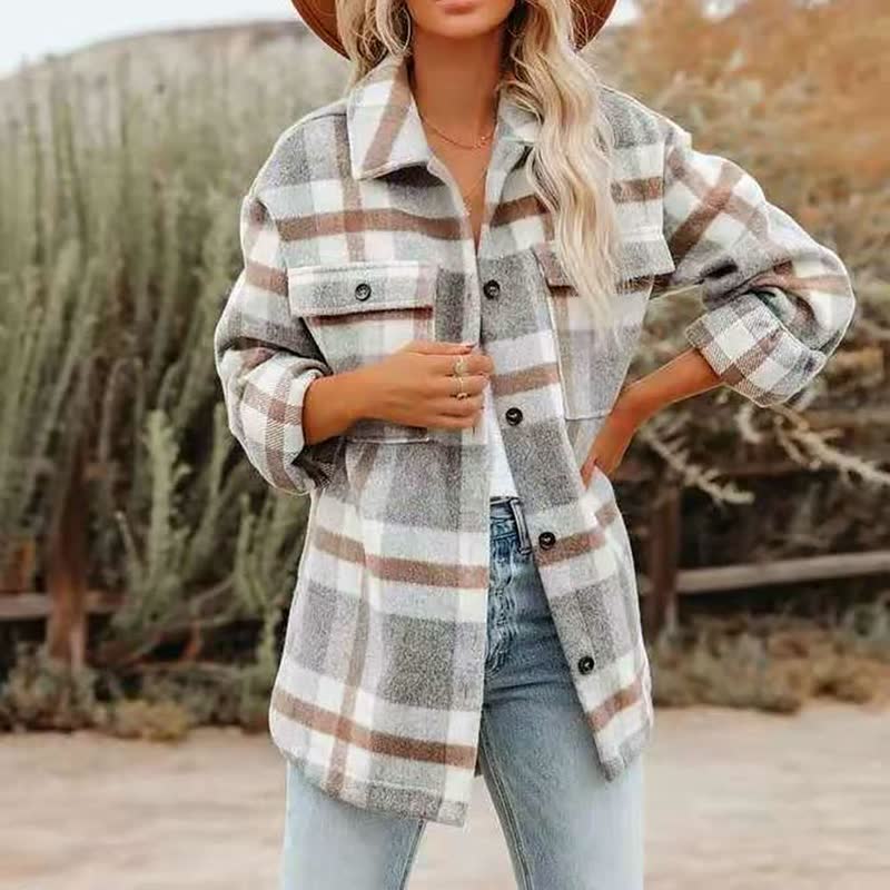 ComfyFlannel | Bequeme und einzigartige Bluse für Frauen - Fiadora