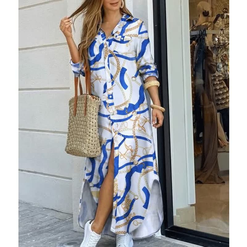 ElegantDress Lange Street Style Jurk - Fiadora