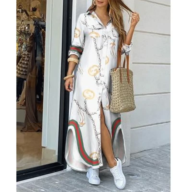 ElegantDress Lange Street Style Jurk - Fiadora