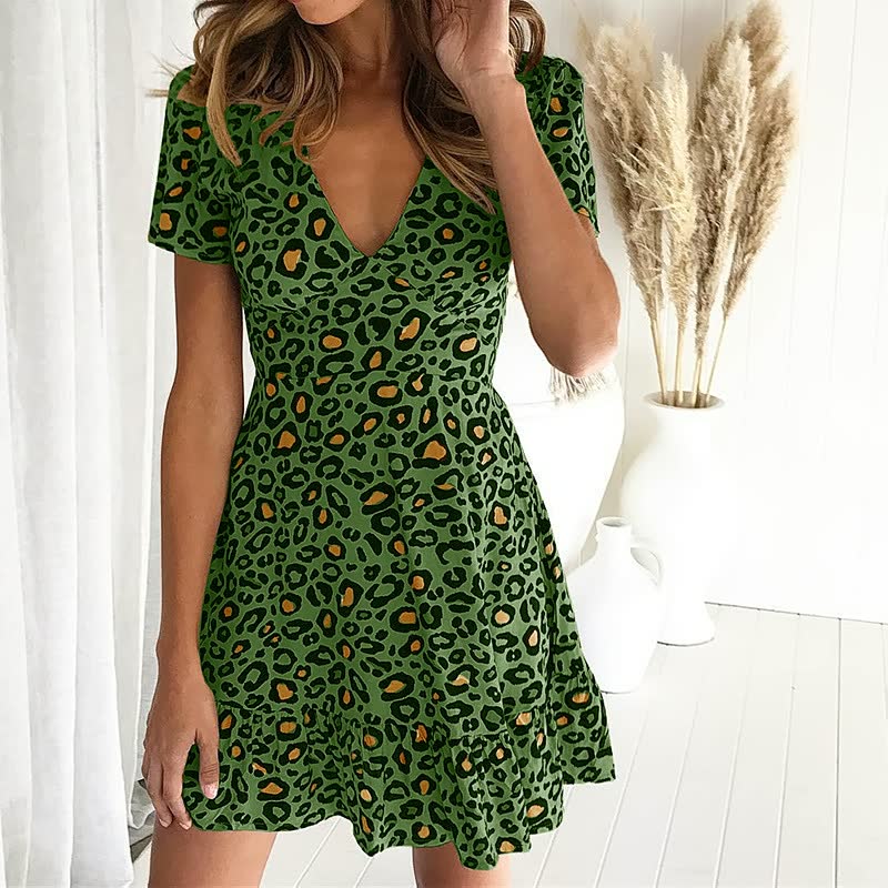 Cutez | Abstraktes Minikleid für Frauen - Fiadora