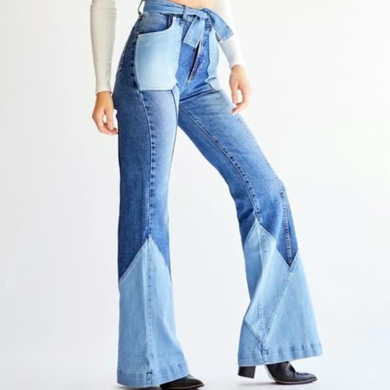 BigJeans: Jeans mit weitem Bein für Frauen - Fiadora