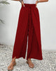 Damenhose mit hohem Bund & geometrischem Muster – Sapphira