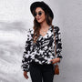Luftige & Farbenfrohe Damenbluse mit Muster – Leona