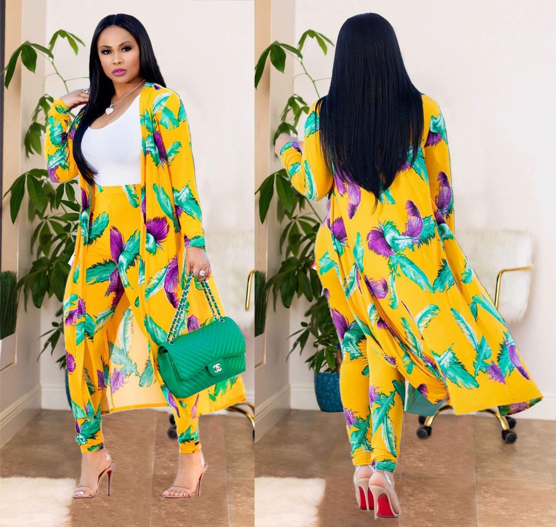 Damen-Kimono-Set mit Hose – Yasmin