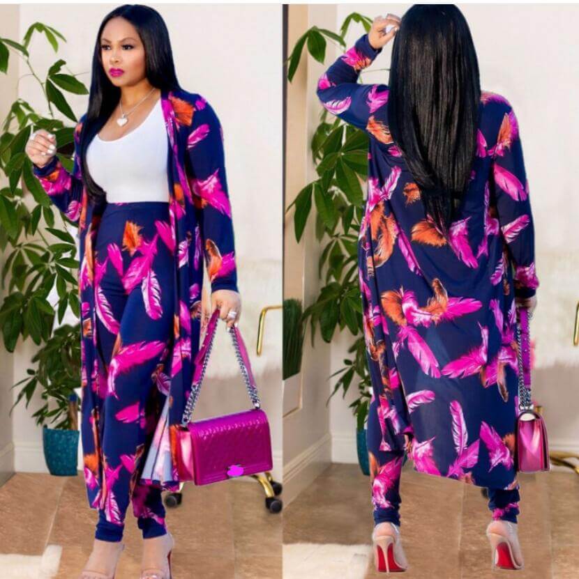 Damen-Kimono-Set mit Hose – Yasmin