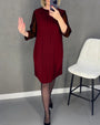 Elegantes Shiftkleid mit Mesh-Details – Gabrielle