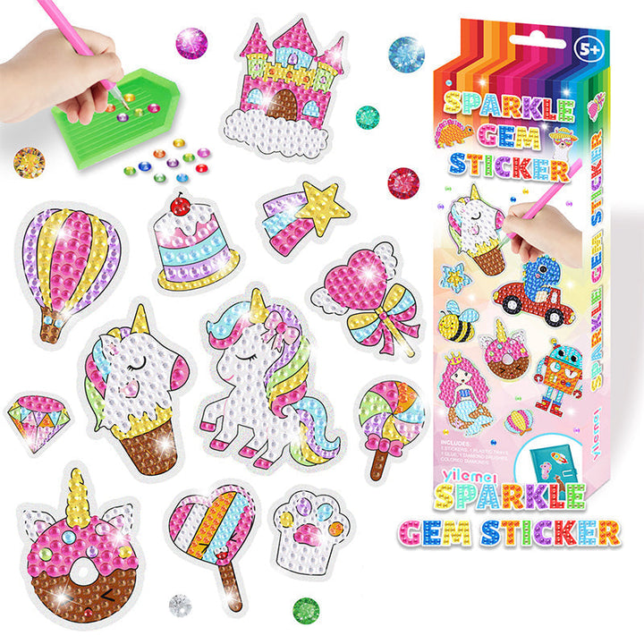 Kreatives Diamantsticker-Set - ShinyGem