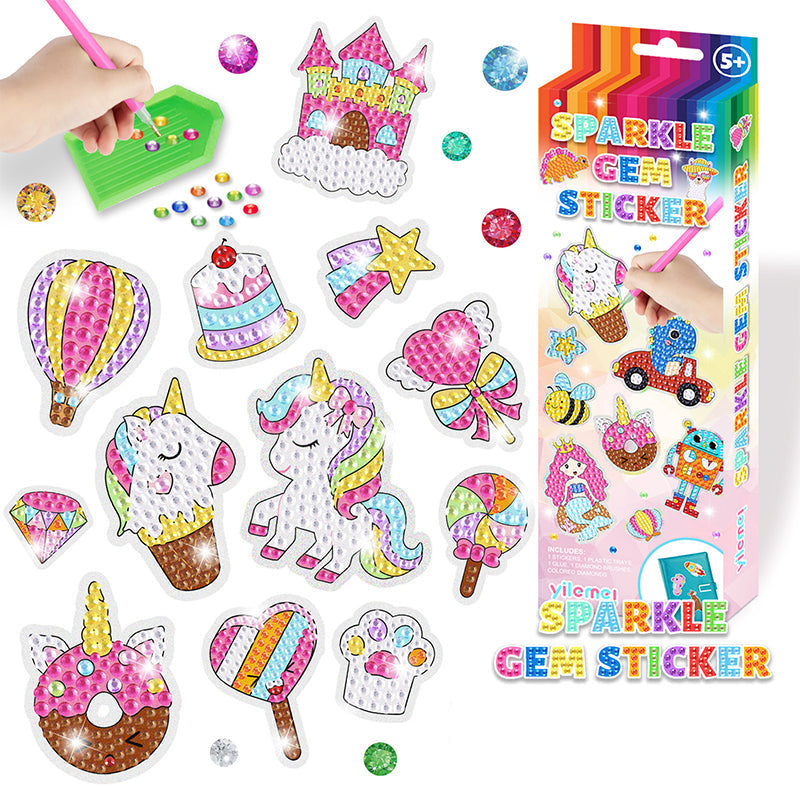 Kreatives Diamantsticker-Set - ShinyGem