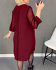 Elegantes Shiftkleid mit Mesh-Details – Gabrielle