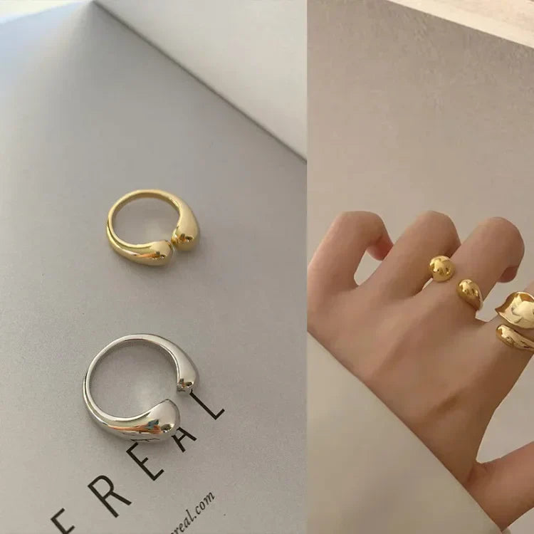 Minimalistischer Verstellbarer Ring – Elise