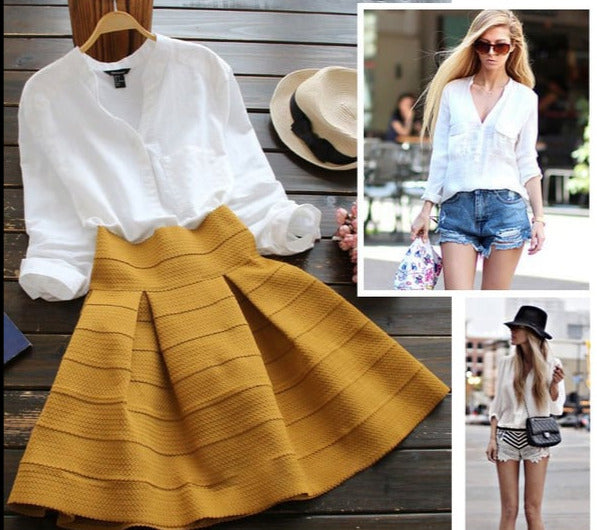 Damen Leinenhemd mit langen Ärmeln – Isla