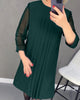 Elegantes Shiftkleid mit Mesh-Details – Gabrielle