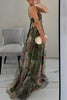 Elegantes Mesh-Maxikleid mit Figurbetontem Schnitt – Camille