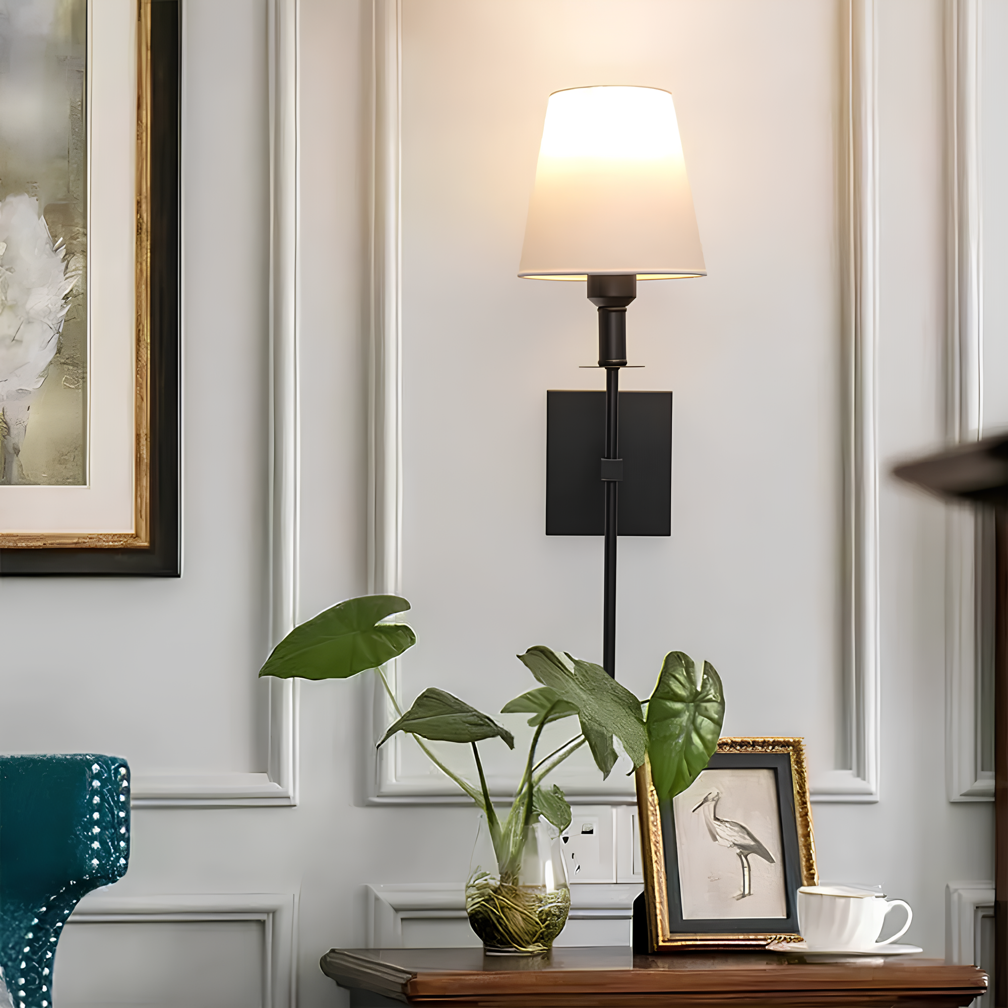 Drahtlose Luxus Wandleuchte - LumaElegance