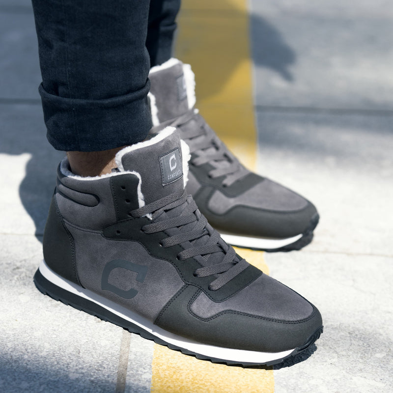 Warm men's shoes with lined interior – Ruben