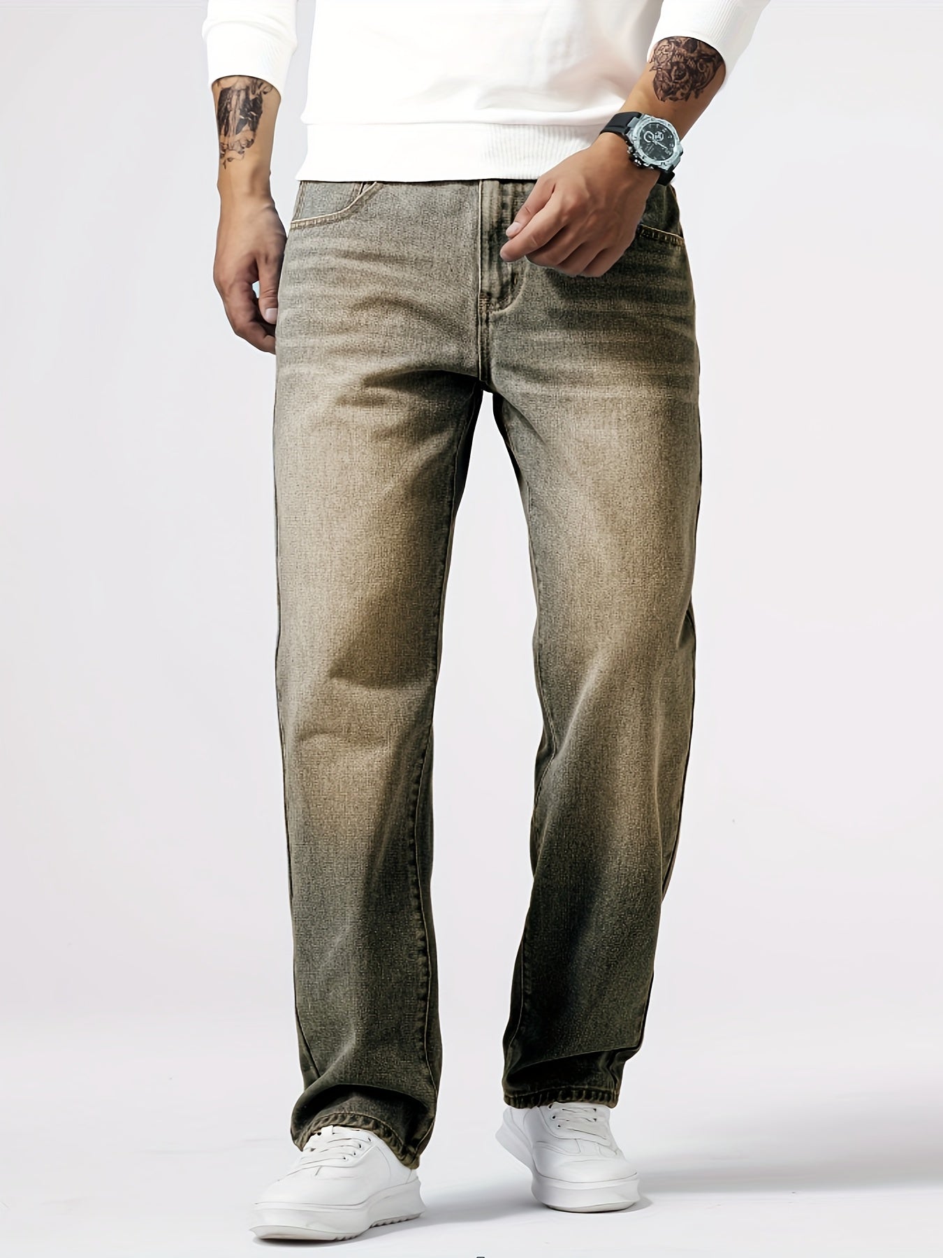 Relaxed Fit Regular Herren Jeans - Lucas