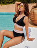 Crop-Top-Bikini-Set mit Korrektur – Rivana
