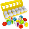 Bunte und Lernfördernde Eier-Set – ColorMatch