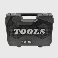 108-teiliges Ratschen-Schlüsselset aus Chrom-Vanadium – TorqueMaster