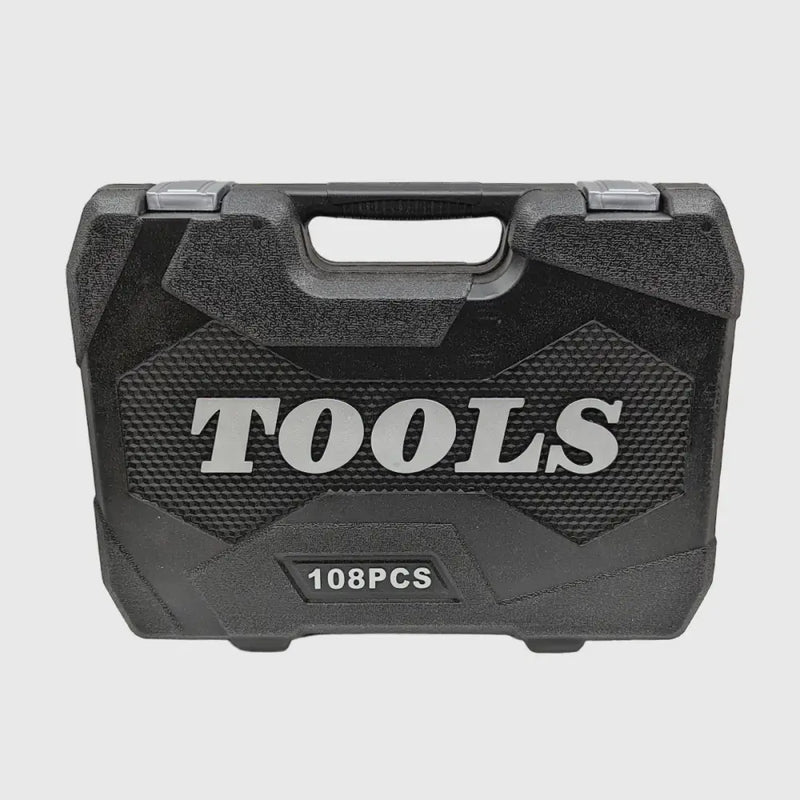 108-teiliges Ratschen-Schlüsselset aus Chrom-Vanadium – TorqueMaster