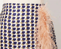 Two-piece chiffon summer outfit with belt and skirt – Maurelle