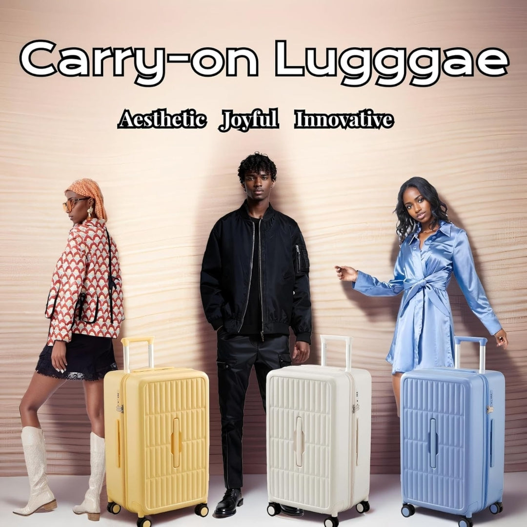 Flughafen-zugelassenes 55 cm Handgepäck mit 3:7-Aufteilung und dreiteiliger PC-Hartschale