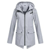 Trendige Damen Regenjacke mit Kapuze - Liora