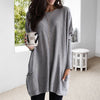 Oversized Damen Herbstpullover mit Taschen – Yara