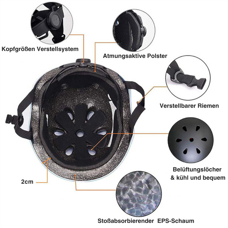 Bequemer Fahrradhelm - SafeRide Fahrradhelm