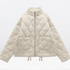 Damen Steppjacke mit Kordelzug & Reißverschluss – Lorena