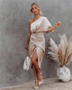 Trendige Seidenfestkleid - Celina