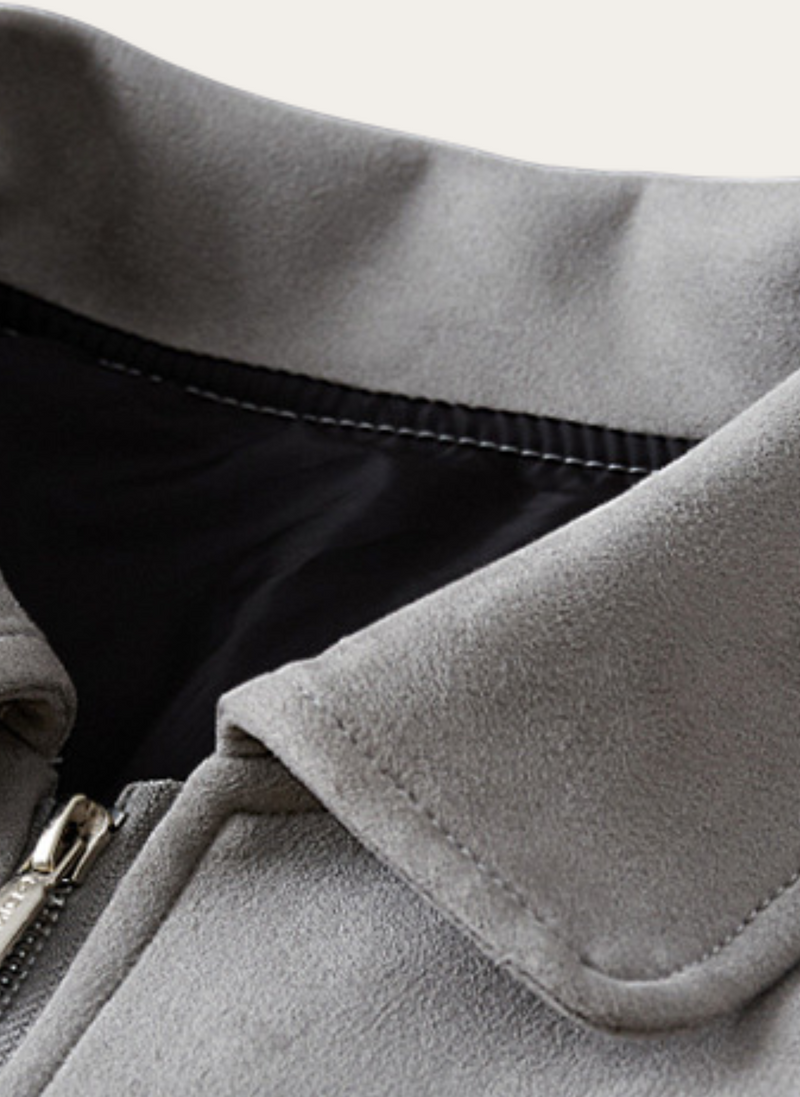 Trendy gray men's coat – Matteo