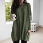 Oversized Damen Herbstpullover mit Taschen – Yara