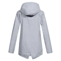Trendy Women's Rain Jacket with Hood - Liora
