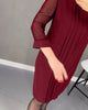 Elegantes Shiftkleid mit Mesh-Details – Gabrielle