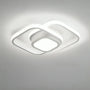 Moderne LED-Deckenleuchte mit Doppelring-Design – Twilight Rings