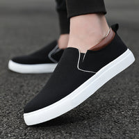 Slip-On-Herrenschuhe aus Canvas – Lennard