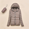 Ultraleichte Damen Steppjacke mit Kapuze – Elara