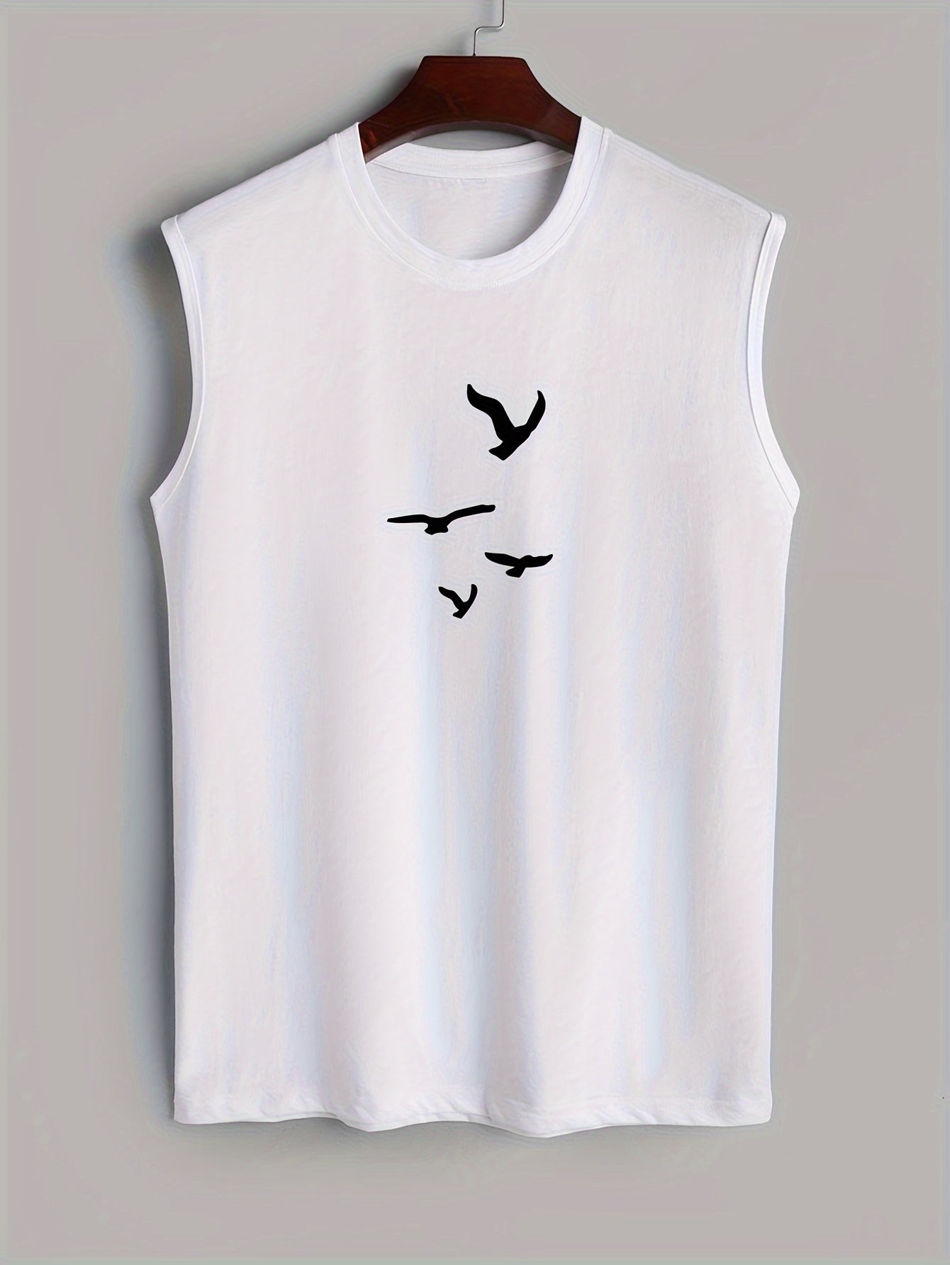Ärmelloses Shirt mit Vogelprint Baumwolle Sommerlook - Noah