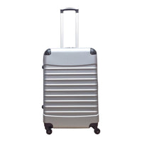 2-teilige Hartschalen-Kofferset – Milano Silver