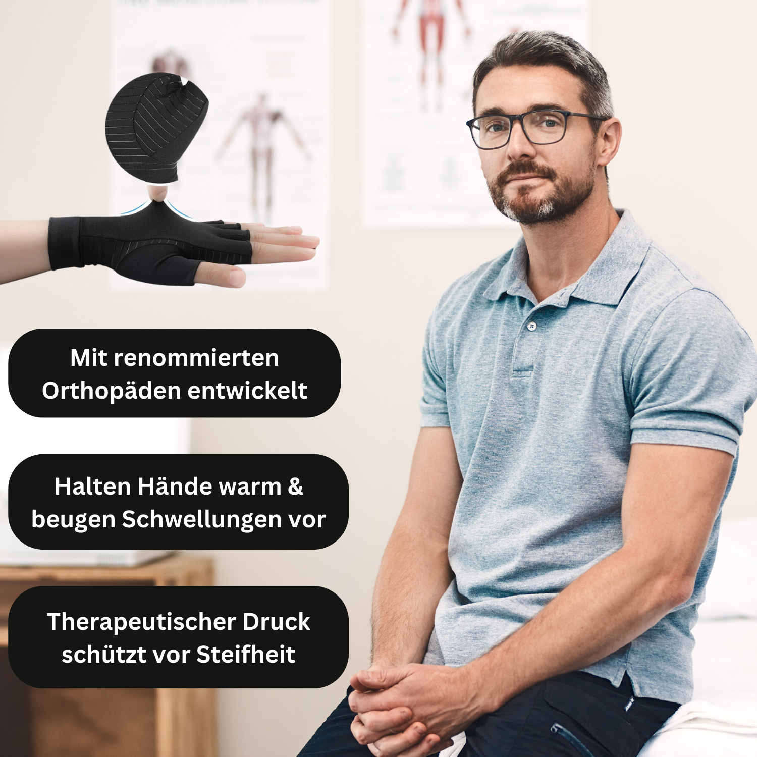 Anti-Arthritis-Kompressionshandschuhe – ThermaFlex