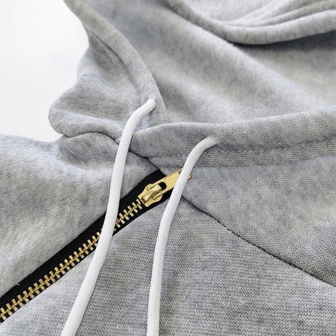Kapuzen-Sweatkleid mit Taschen – Isabella
