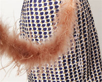 Two-piece chiffon summer outfit with belt and skirt – Maurelle