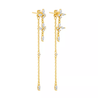 Zeitlose Tropfen-Ohrringe - Elodie