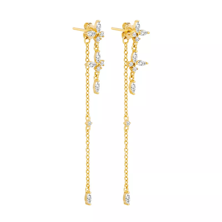 Zeitlose Tropfen-Ohrringe - Elodie