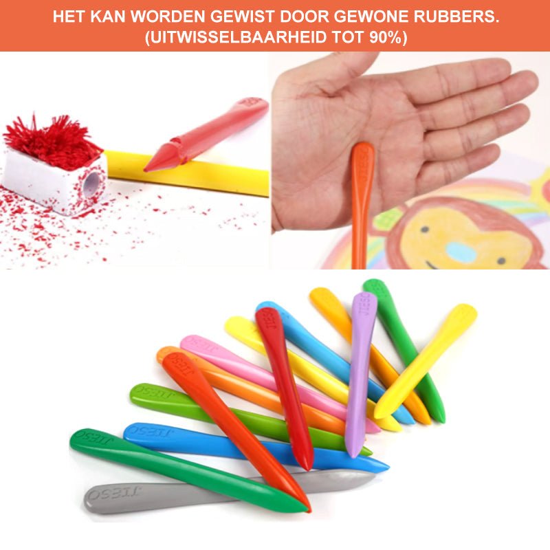 Natürliche Bunte Wachsmalstifte - EcoCrayons
