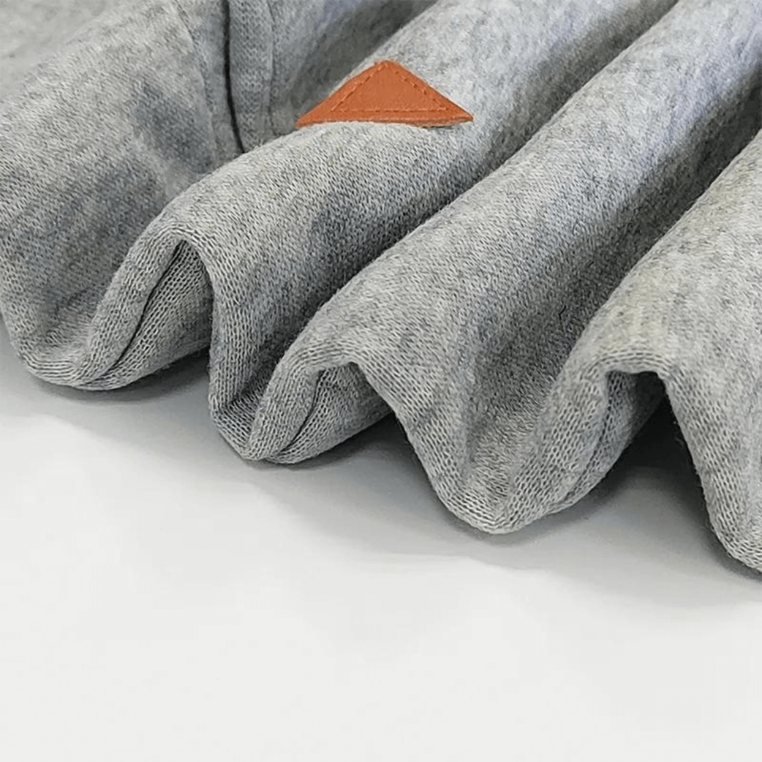 Kapuzen-Sweatkleid mit Taschen – Isabella