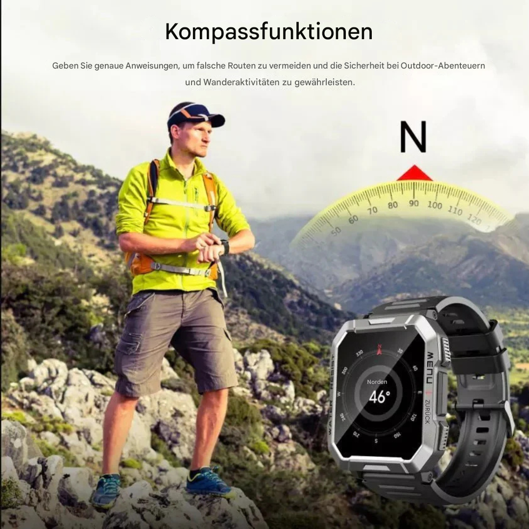 Robuste Smartwatch für Abenteurer - TrailMate